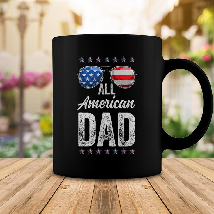 All American Dad 4Th Of July Fathers Day Men Daddy Dad Coffee Mug Funny Gifts