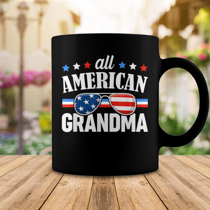 All American Grandma 4Th Of July Usa Family Matching Outfit Coffee Mug Funny Gifts