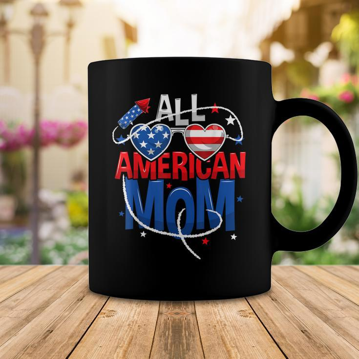 All American Mom 4Th Of July Mothers Women Mommy Family Coffee Mug Funny Gifts