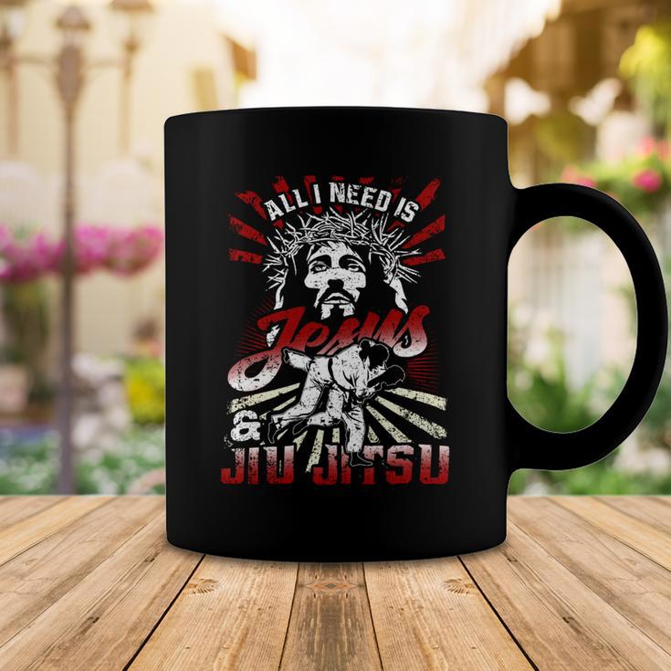 All I Need Is Jesus And Jiu Sitsu Combat Sport Dd Coffee Mug Unique Gifts