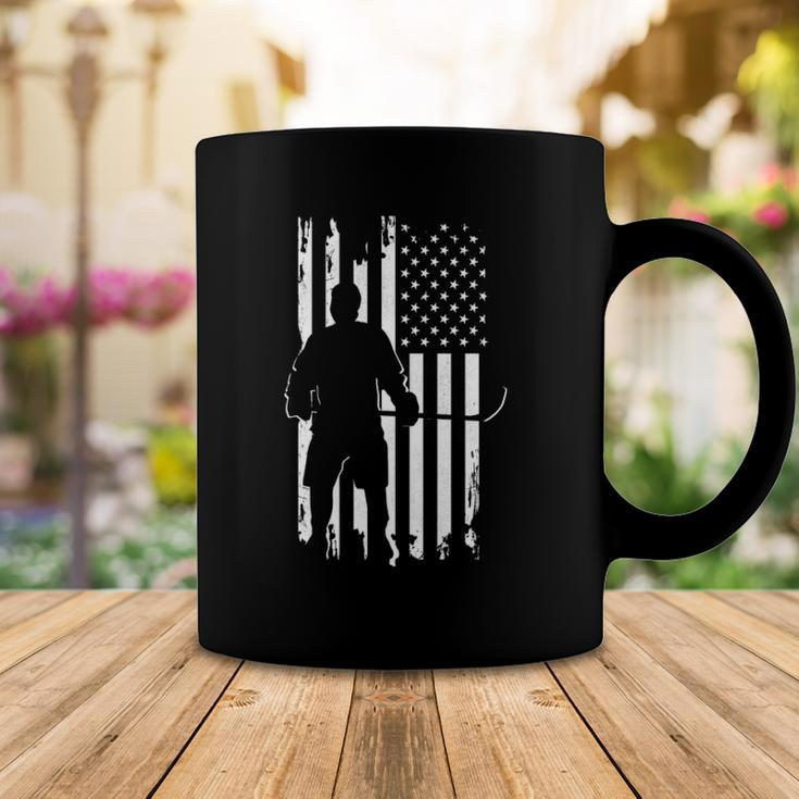 American Flag Hockey Apparel - Hockey Coffee Mug Unique Gifts