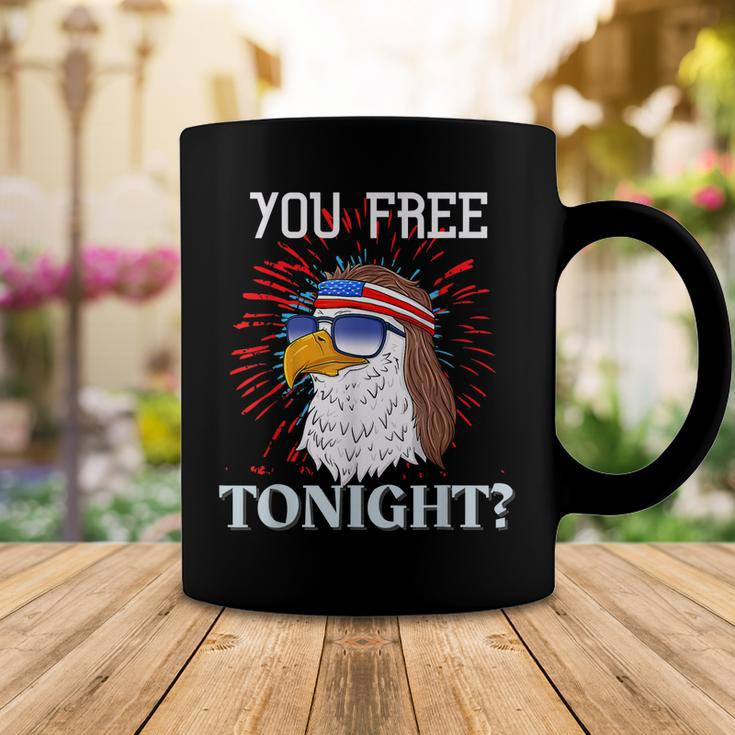 Are You Free Tonight 4Th Of July American Bald Eagle Coffee Mug Funny Gifts