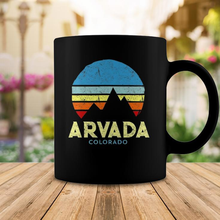 Arvada Colorado Mountains Vintage Retro Coffee Mug Unique Gifts