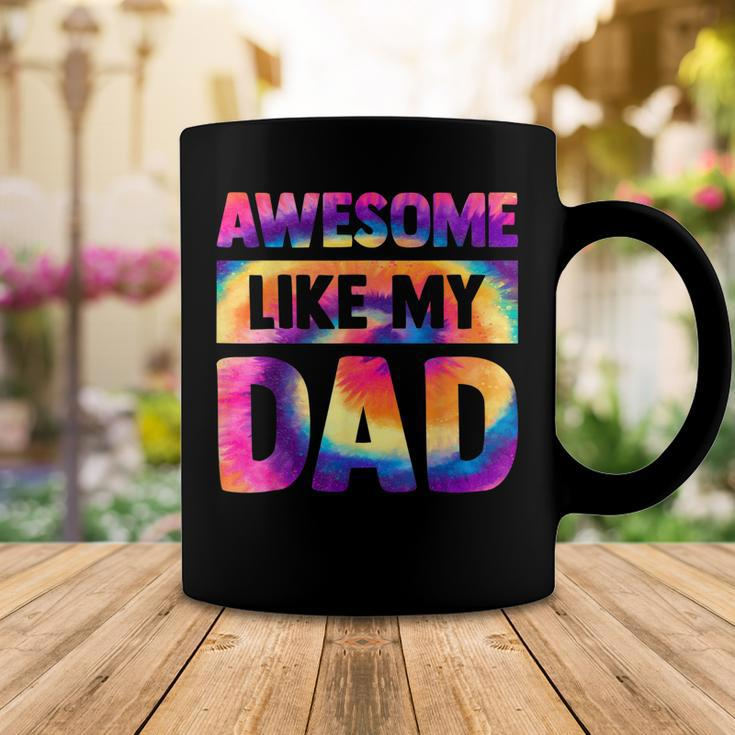 Awesome Like My Dad Matching Fathers Day Family Kids Tie Dye V2 Coffee Mug Unique Gifts