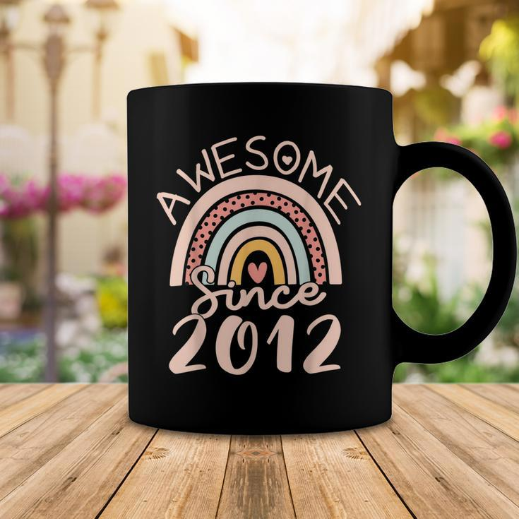 Awesome Since 2012 10Th Birthday Rainbow Gifts Born In 2012 Coffee Mug Funny Gifts