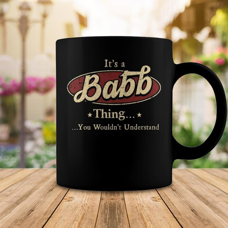 Babb Shirt Personalized Name GiftsShirt Name Print T Shirts Shirts With Names Babb Coffee Mug Funny Gifts