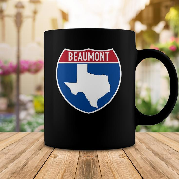 Beaumont Texas Tx Interstate Highway Vacation Souvenir Coffee Mug Unique Gifts