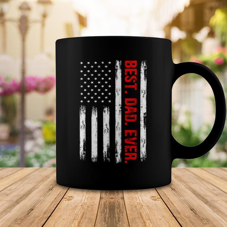 Best Dad Ever American Flag Proud Dad From Daughter Son Coffee Mug Unique Gifts