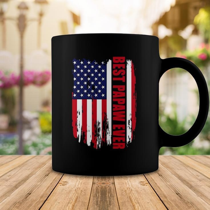 Best Papaw Ever Us Flag Patriotic 4Th Of July American Flag Coffee Mug Unique Gifts