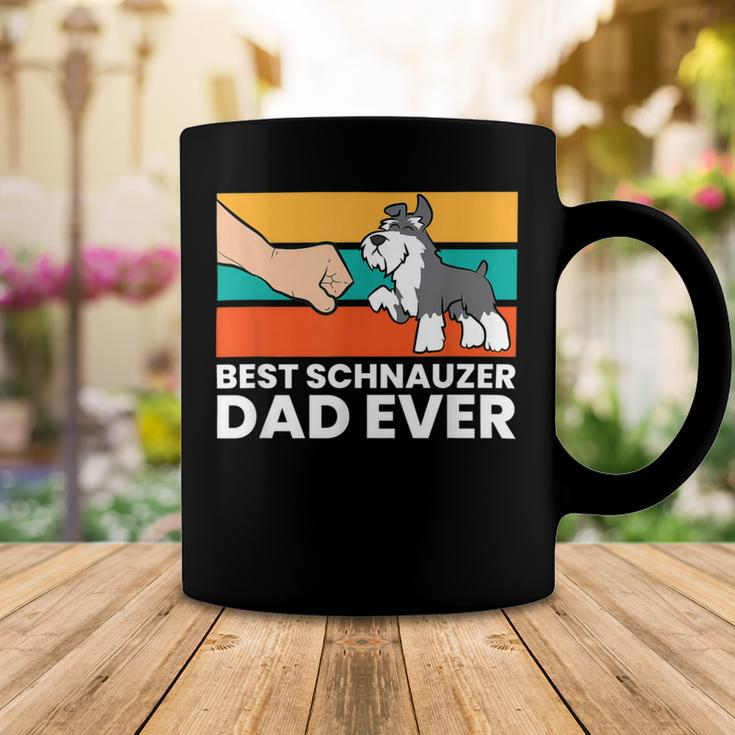 Best Schnauzer Dad Ever Mini Schnauzer Dad Coffee Mug Funny Gifts