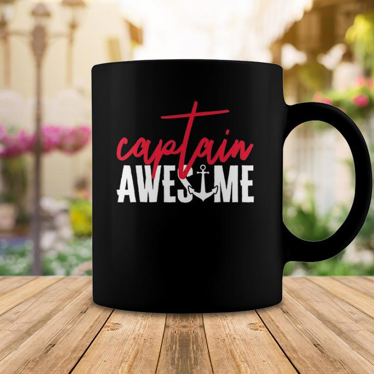 Captain Awesome Funny Sailing Boating Sailor Boat Coffee Mug Unique Gifts