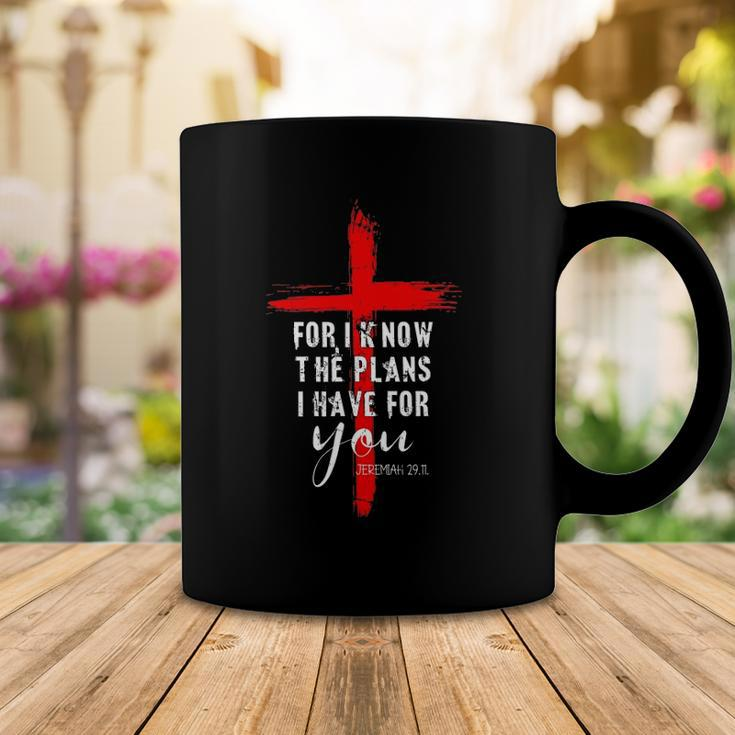 Christian Quote Faith Jeremiah 2911 For I Know The Plans Coffee Mug Unique Gifts
