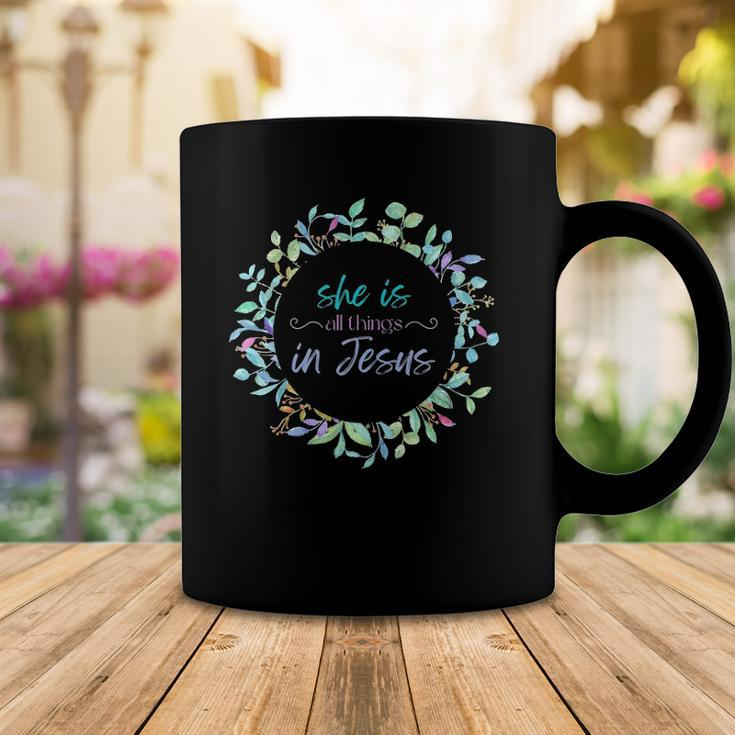 Christian She Is All Things In Jesus Gift Enough Worth Coffee Mug Unique Gifts