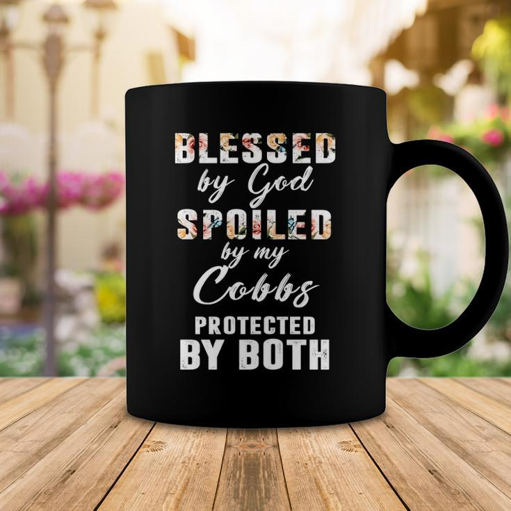 Cobbs Name Gift Blessed By God Spoiled By My Cobbs Coffee Mug Funny Gifts