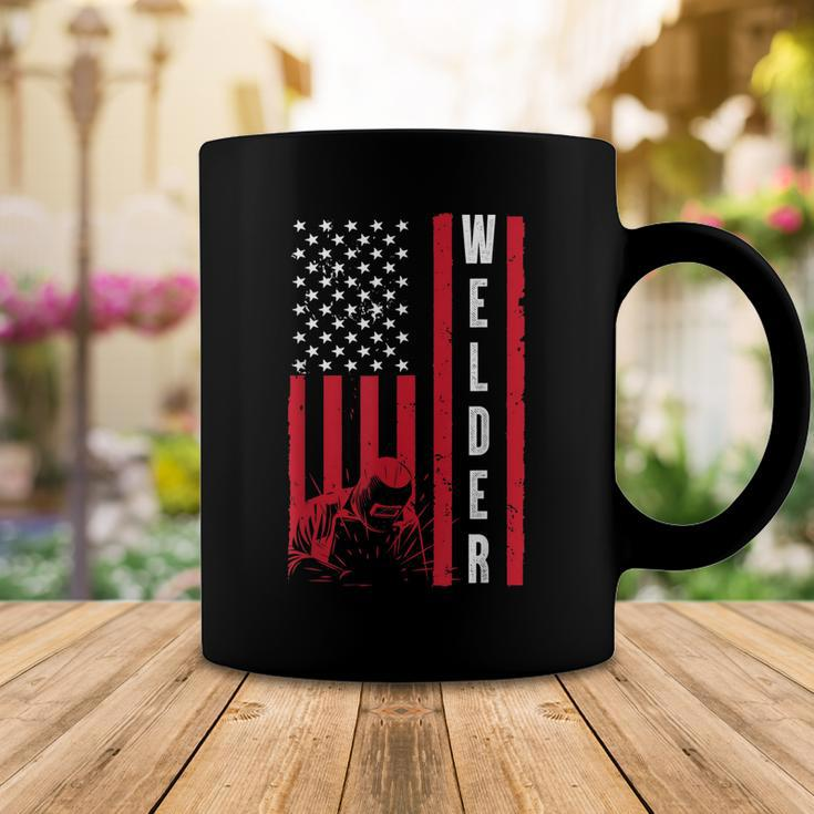 Cool Welding Us Flag Art For Men Women Welder Welding Lover Coffee Mug Unique Gifts
