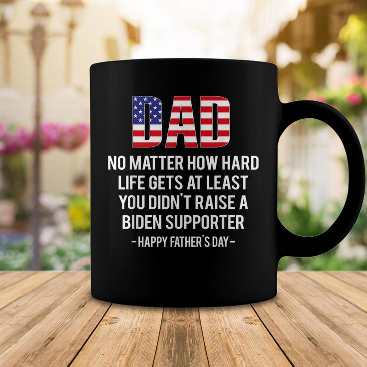 Dad No Matter How Hard Life Gets At Least Happy Fathers Day Coffee Mug Unique Gifts