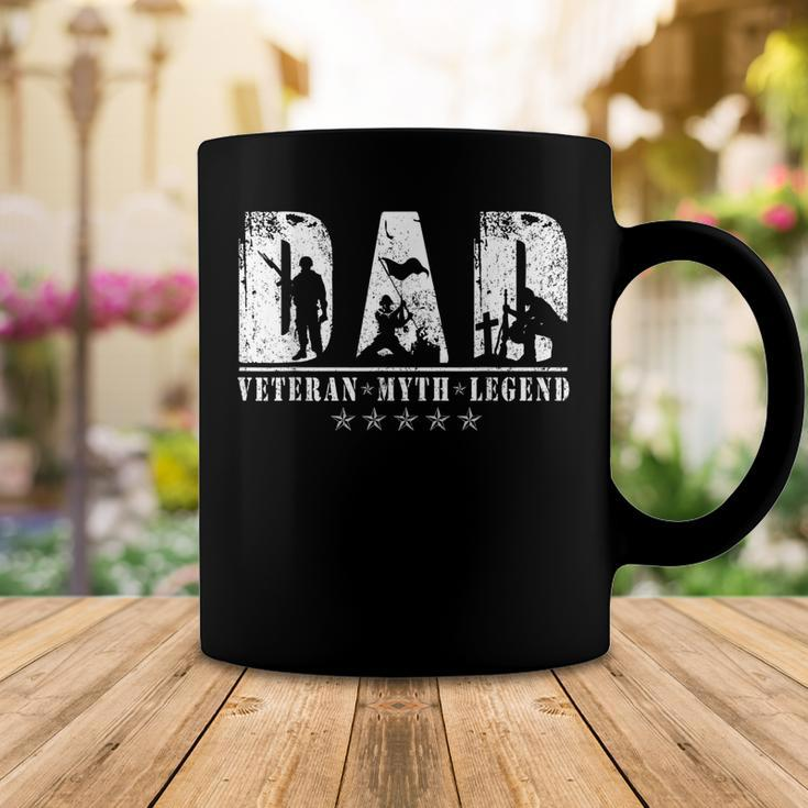 Dad Veteran Myth Legend Dad Veteran 4Th Of July Gift Coffee Mug Funny Gifts