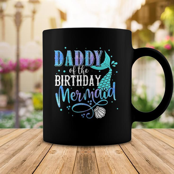 Daddy Of The Birthday Mermaid Family Matching Party Squad Coffee Mug Unique Gifts