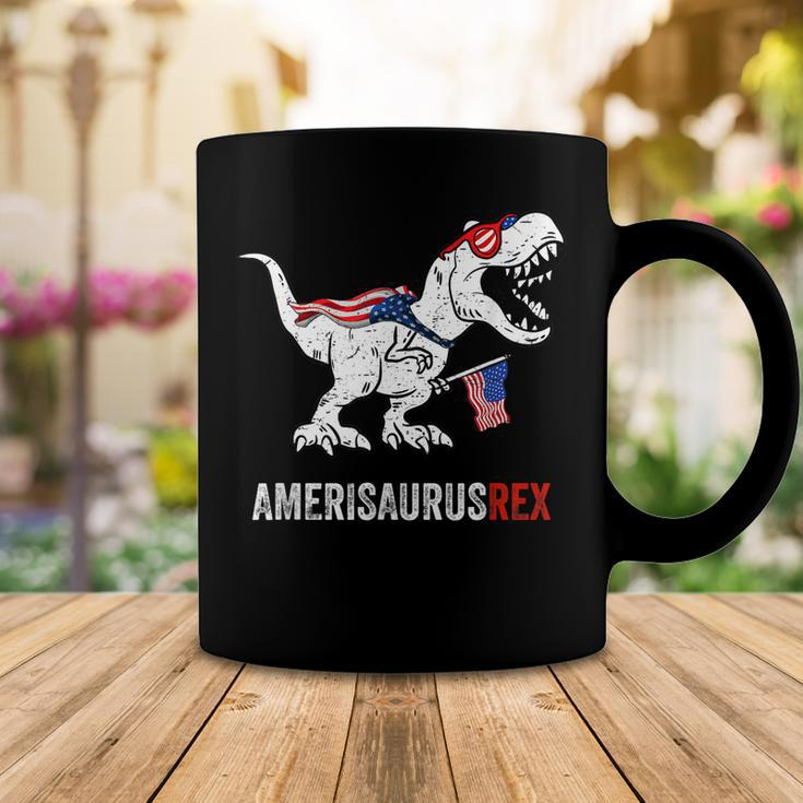 Dinosaur 4Th Of July Kids Boys AmerisaurusRex Funny Coffee Mug Funny Gifts