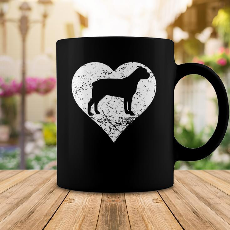 Distressed Cane Corso Heart Dog Owner Graphic Coffee Mug Unique Gifts