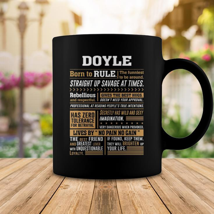 Doyle Name Gift Doyle Born To Rule Coffee Mug Funny Gifts