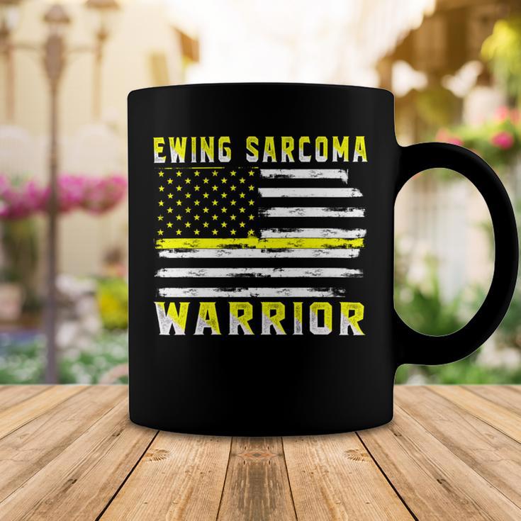 Ewings Sarcoma Warrior Usa Flag United States Flag Yellow Ribbon Ewings Sarcoma Ewings Sarcoma Awareness Coffee Mug Funny Gifts