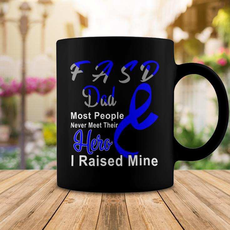 Fasd Dad Most People Never Meet Their Hero I Raised Mine Blue And Grey Ribbon Fetal Alcohol Spectrum Disorder Fetal Alcohol Spectrum Disorder Awareness Coffee Mug Funny Gifts