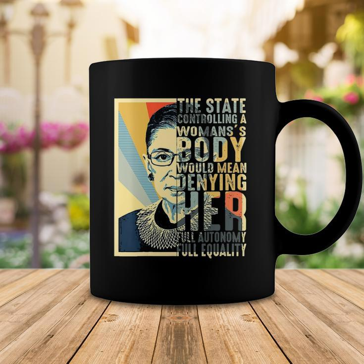 Feminist Ruth Bader Ginsburg Pro Choice My Body My Choice Coffee Mug Unique Gifts