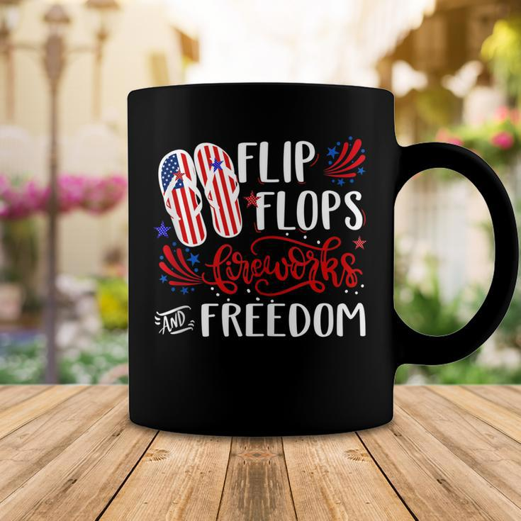 Flip Flops Fireworks And Freedom 4Th Of July V2 Coffee Mug Unique Gifts