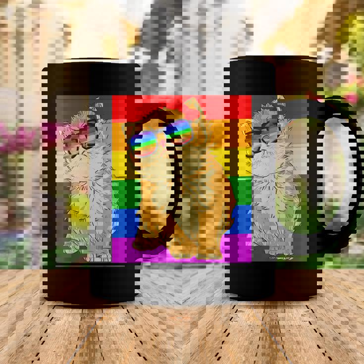 Funny Cat Lgbt Gay Rainbow Pride Flag Boys Men Girls Women Coffee Mug Unique Gifts Funny Cat Lgbt Gay Rainbow Pride Flag Boys Men Girls Women Coffee Mug Unique Gifts
