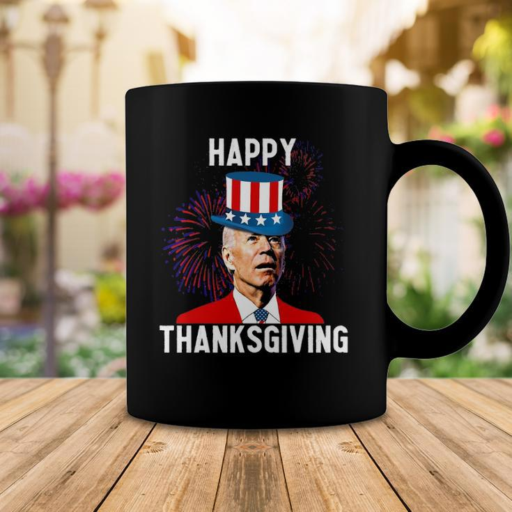 Funny Joe Biden Confused Thanksgiving For Fourth Of July Coffee Mug Unique Gifts