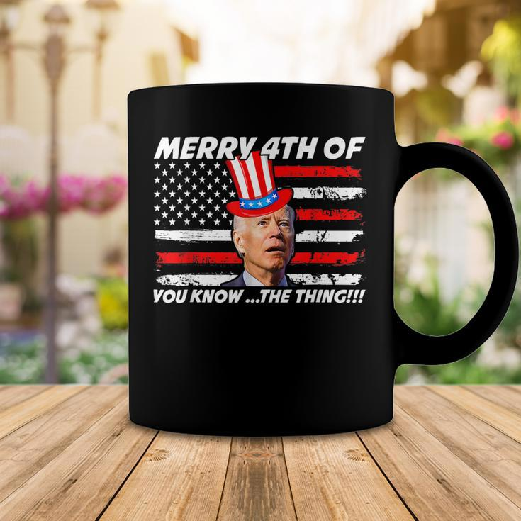 Funny Joe Biden Dazed Merry 4Th Of You Know The Thing Coffee Mug Unique Gifts