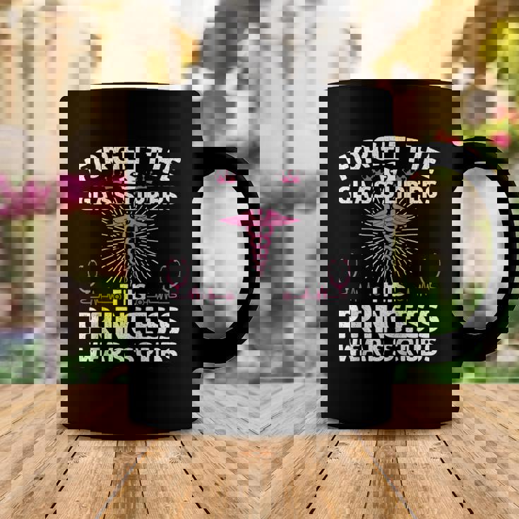 Funny Nurse Gift For Women Cool This Princess Wears Scrubs Raglan Baseball Tee Coffee Mug Unique Gifts