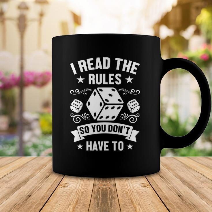 Game Night Adults Funny I Read The Rules Board Gamers Coffee Mug Unique Gifts