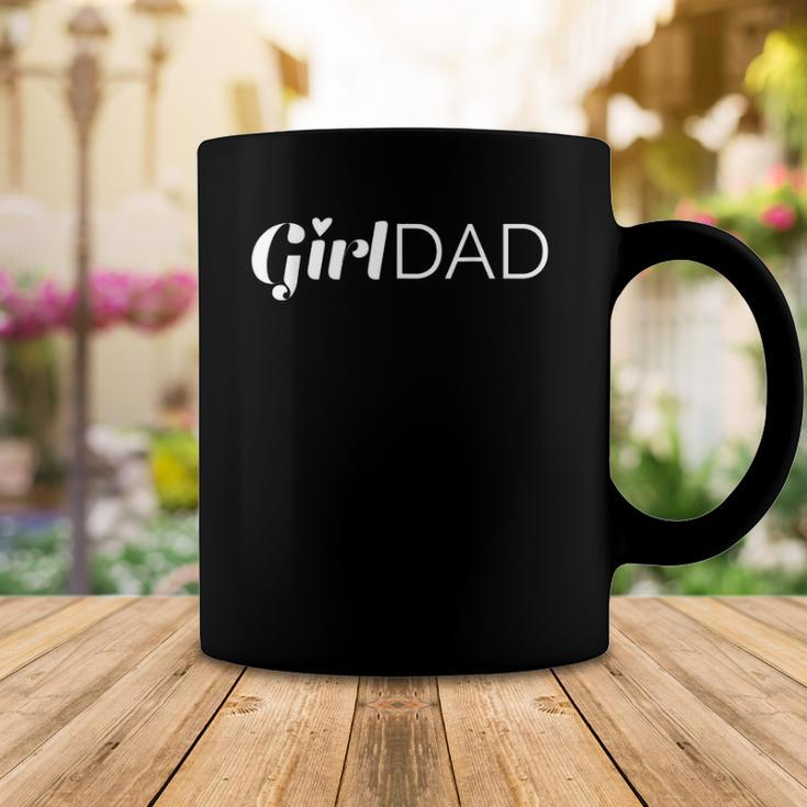 Girl Dad Outnumbered Tee Fathers Day Gift From Wife Daughter Coffee Mug Unique Gifts