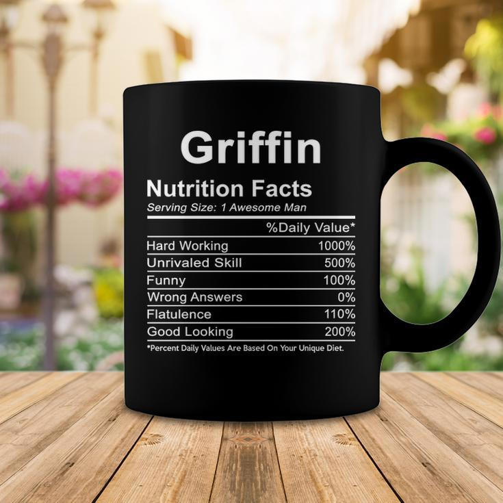 Griffin Name Funny Gift Griffin Nutrition Facts Coffee Mug Funny Gifts
