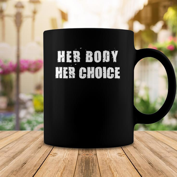 Her Body Her Choice Texas Womens Rights Grunge Distressed Coffee Mug Unique Gifts