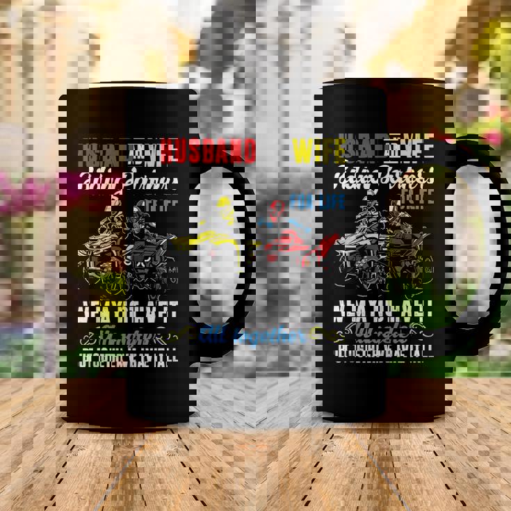 Husband & Wife Riding Partners For Life 4 Wheeler Quad Bike Coffee Mug Unique Gifts Husband & Wife Riding Partners For Life 4 Wheeler Quad Bike Coffee Mug Unique Gifts