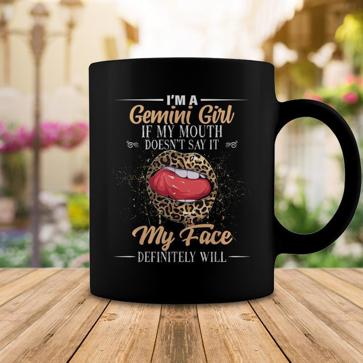 I Am A Gemini Girl Leopard Birthday Astrology Zodiac Sign V2 Coffee Mug Funny Gifts