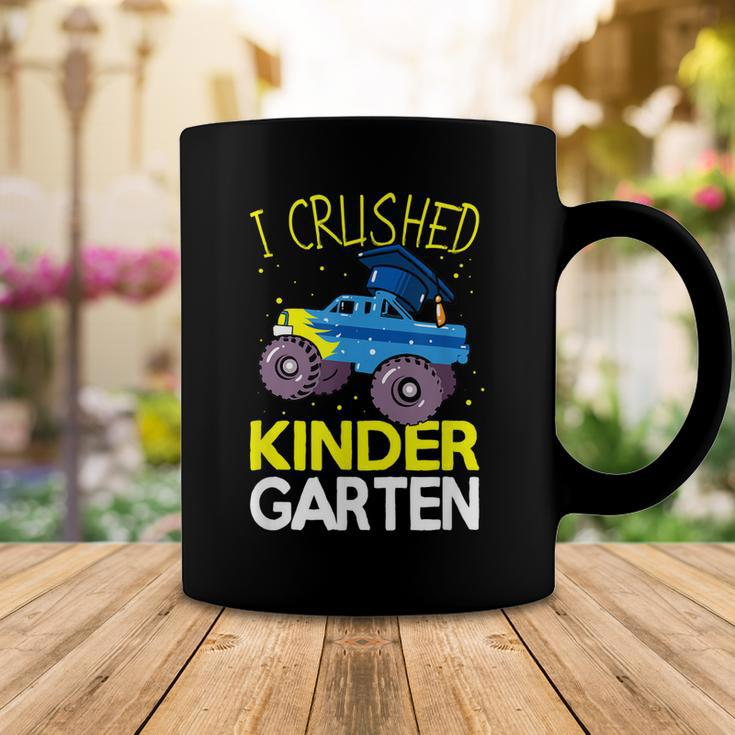 I Crushed Kindergarten Monster Truck Graduation Boys Coffee Mug Unique Gifts