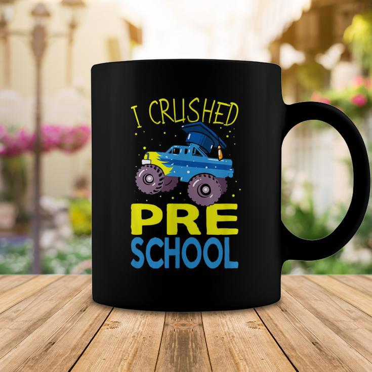 I Crushed Preschool Monster Truck Graduation Cap Boys Coffee Mug Unique Gifts