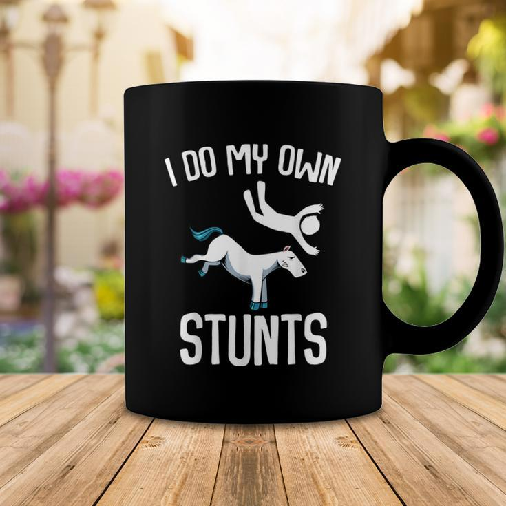 I Do My Own Stunts Get Well Funny Horse Riders Animal Coffee Mug Unique Gifts