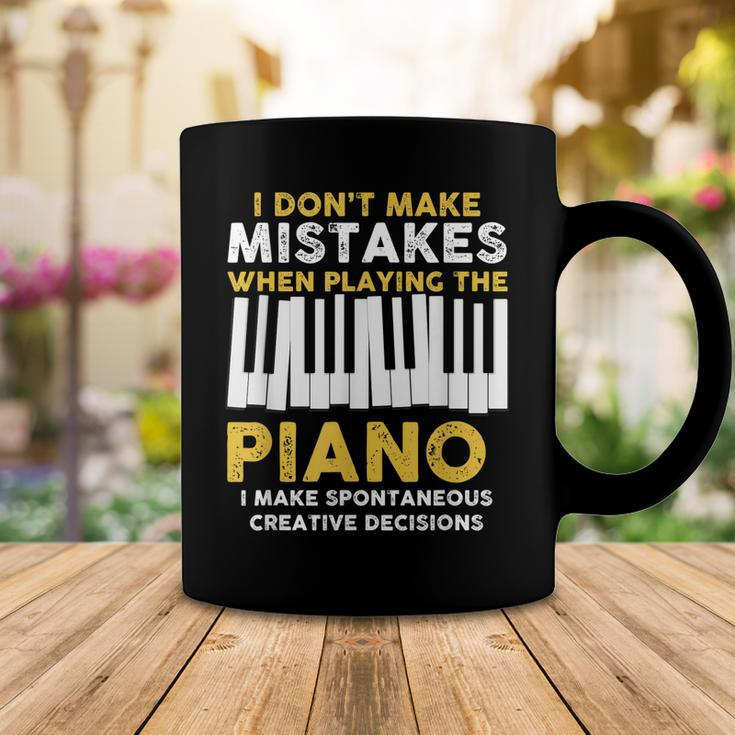 I Dont Make Mistakes Piano Musician Humor Coffee Mug Unique Gifts