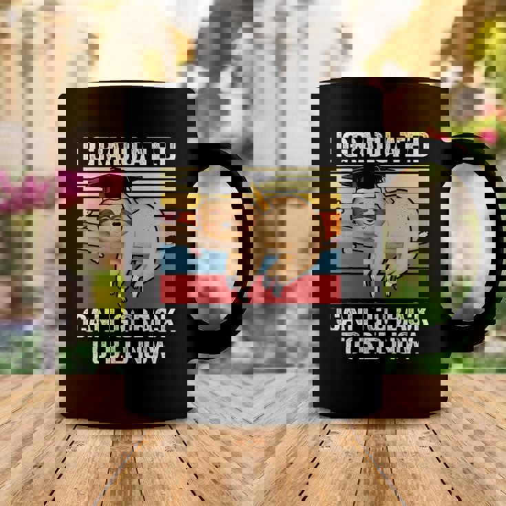 I Graduated Can I Go Back To Bed Now- Cute Graduation Coffee Mug Unique Gifts