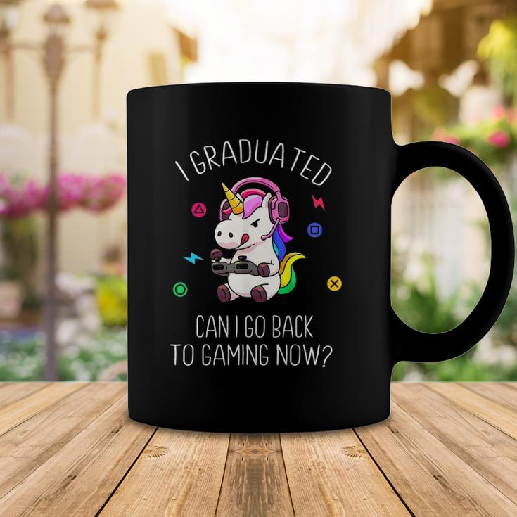 I Graduated Can I Go Back To Gaming Now Unicorn Graduation Coffee Mug Unique Gifts