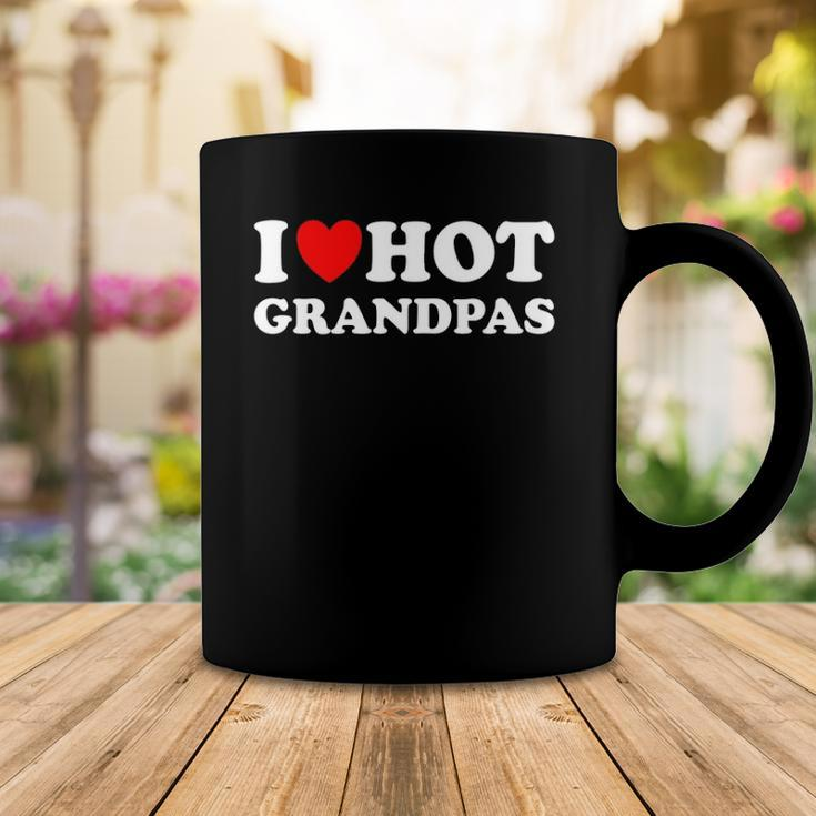 I Heart Hot Grandpas I Love Hot Grandpas Coffee Mug Unique Gifts