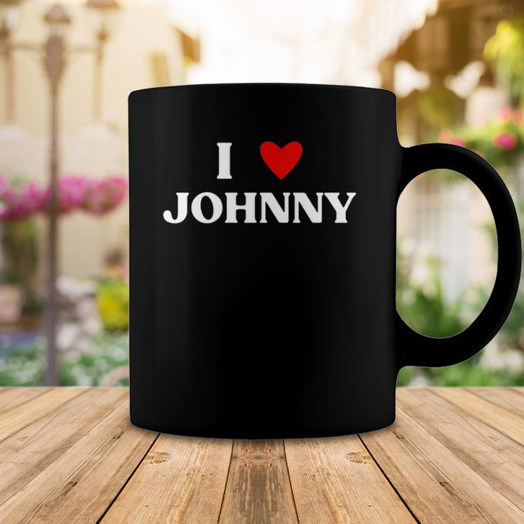 I Heart Johnny Red Heart Coffee Mug Unique Gifts