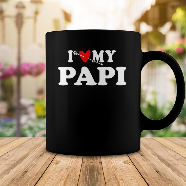 I Love My Papi With Heart Fathers Day Wear For Kids Boy Girl Coffee Mug Unique Gifts
