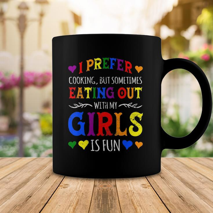 I Prefer Eating Out Girls Lgbtq Lesbian Pride Month Funny Coffee Mug Unique Gifts