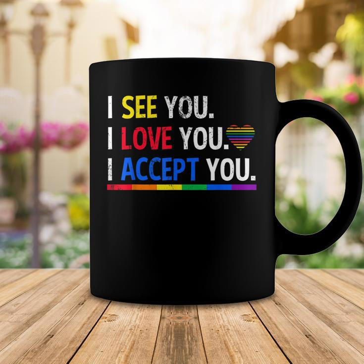 I See I Love You I Accept You Lgbtq Ally Gay Pride Coffee Mug Unique Gifts